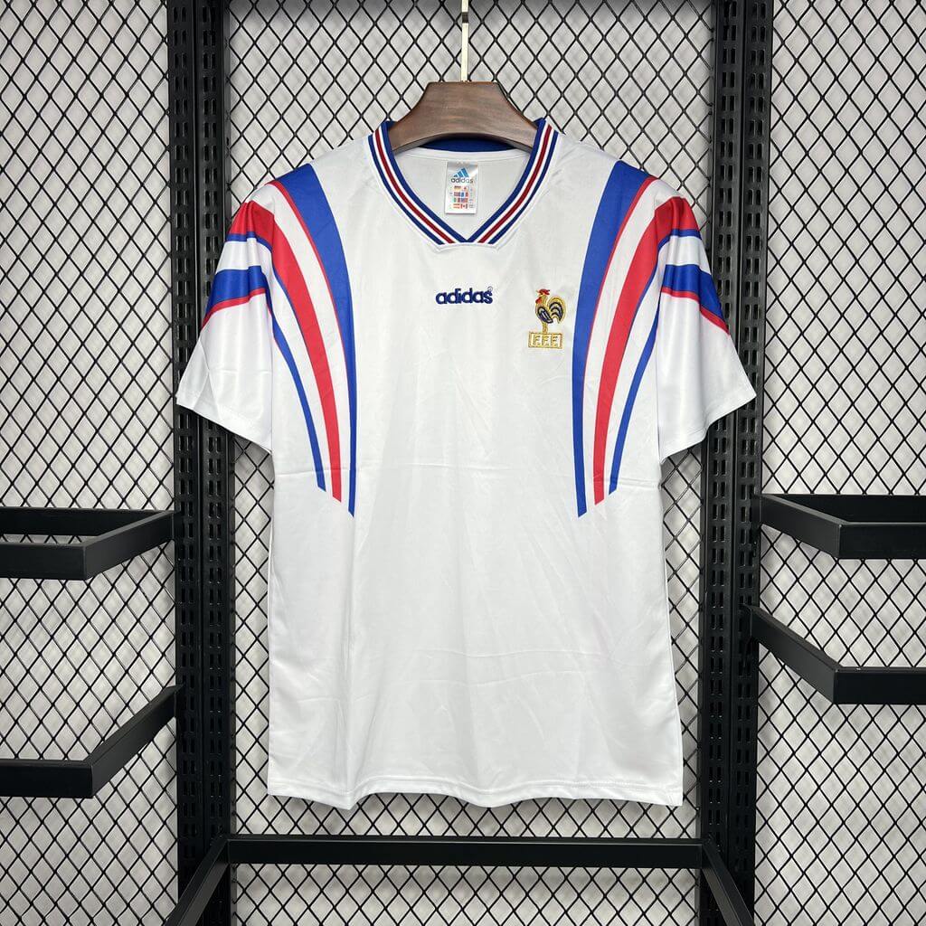 1996 Retro France Away Football Shirt