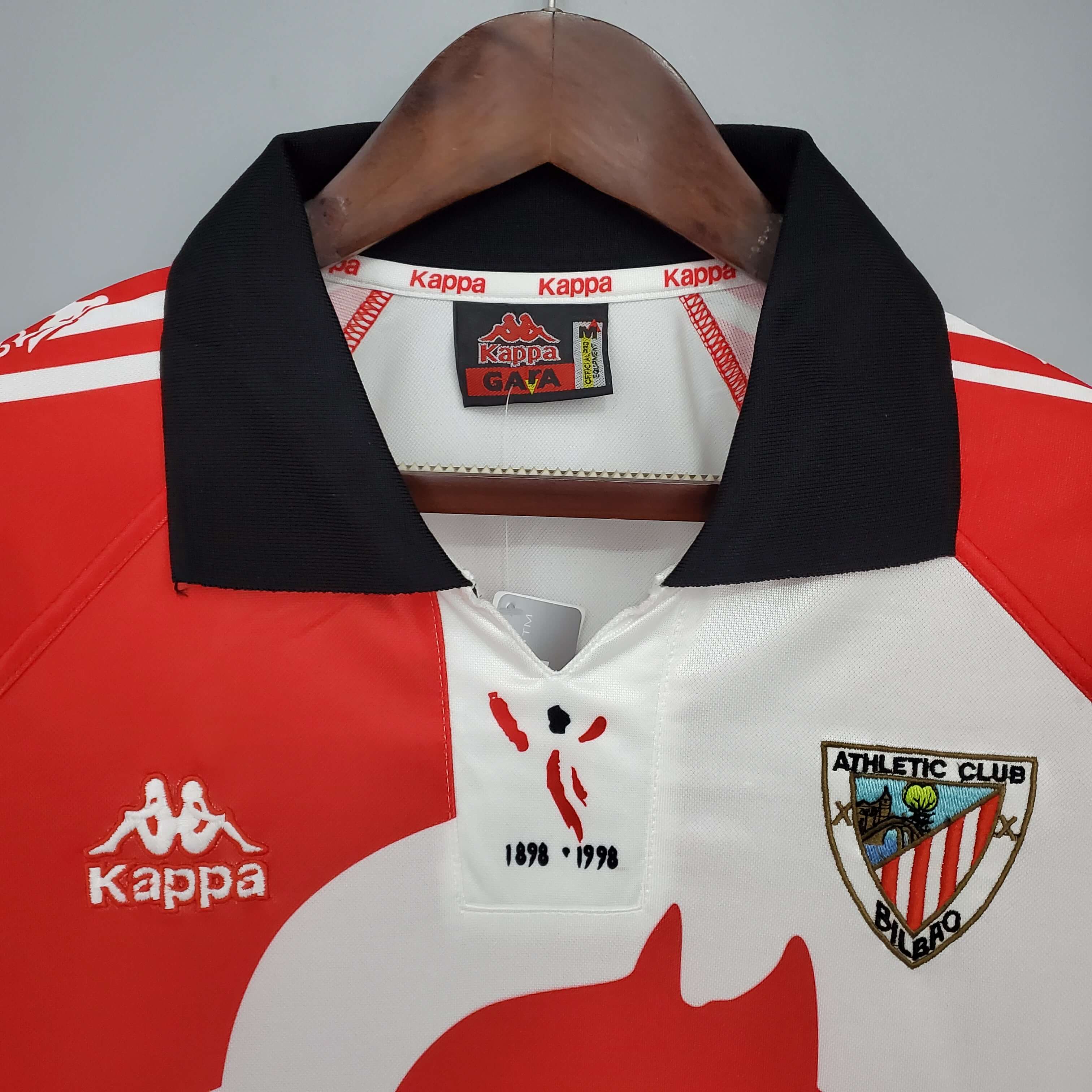 1997/1998 Retro Athletic Bilbao Centenary Football Shirt