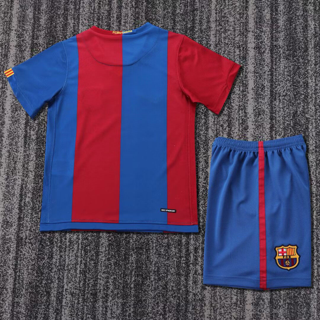 2006/2007 Retro Barcelona Home Football Shirt Kids Size 1:1 Thai Quality