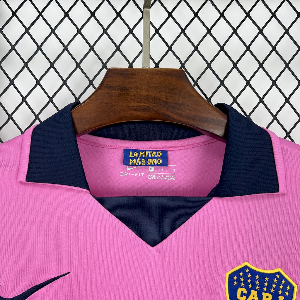 2013/2014 Retro Long Sleeve BocaJuniors Away Football Shirt 1:1 Thai