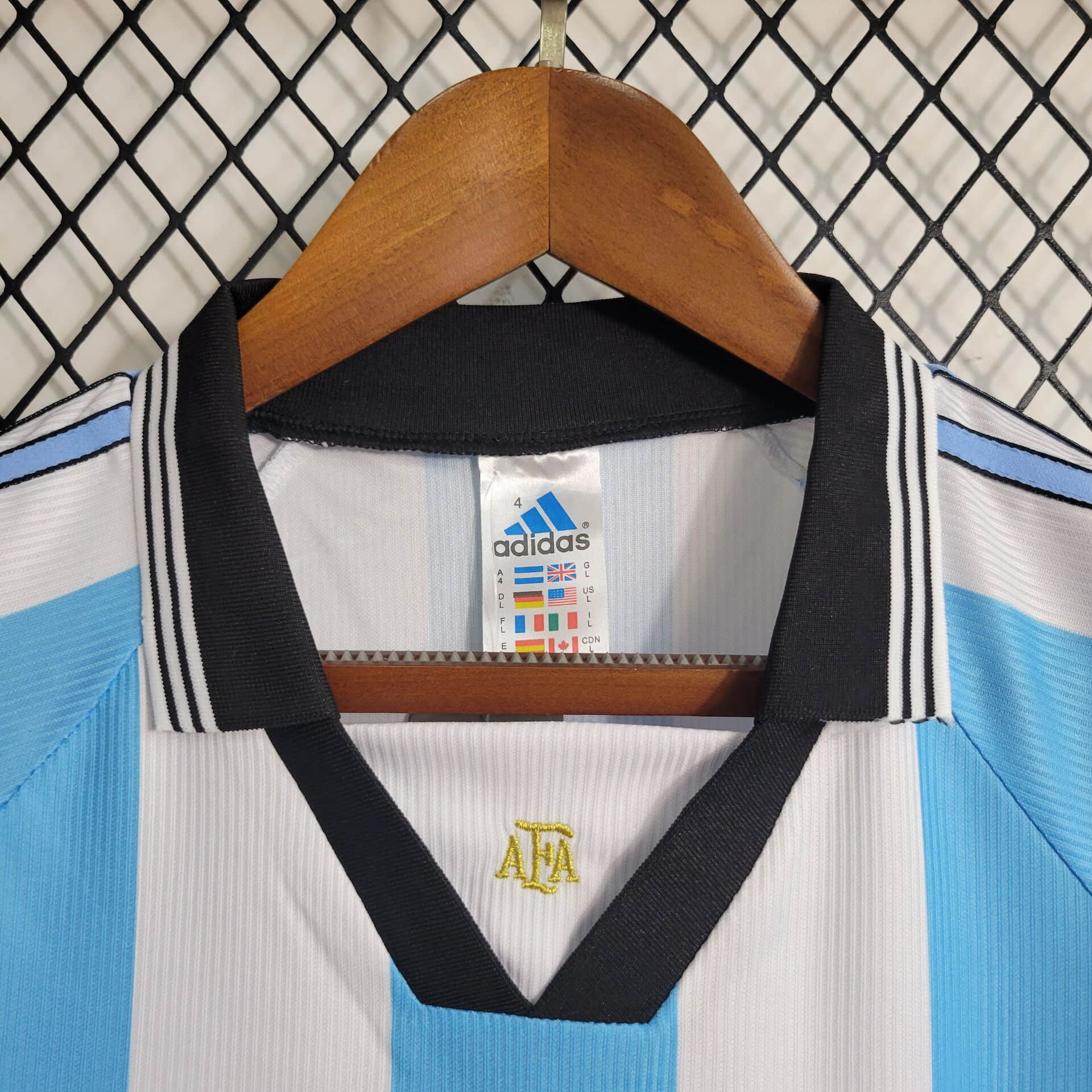 1998 Retro Argentina Home Football Shirt