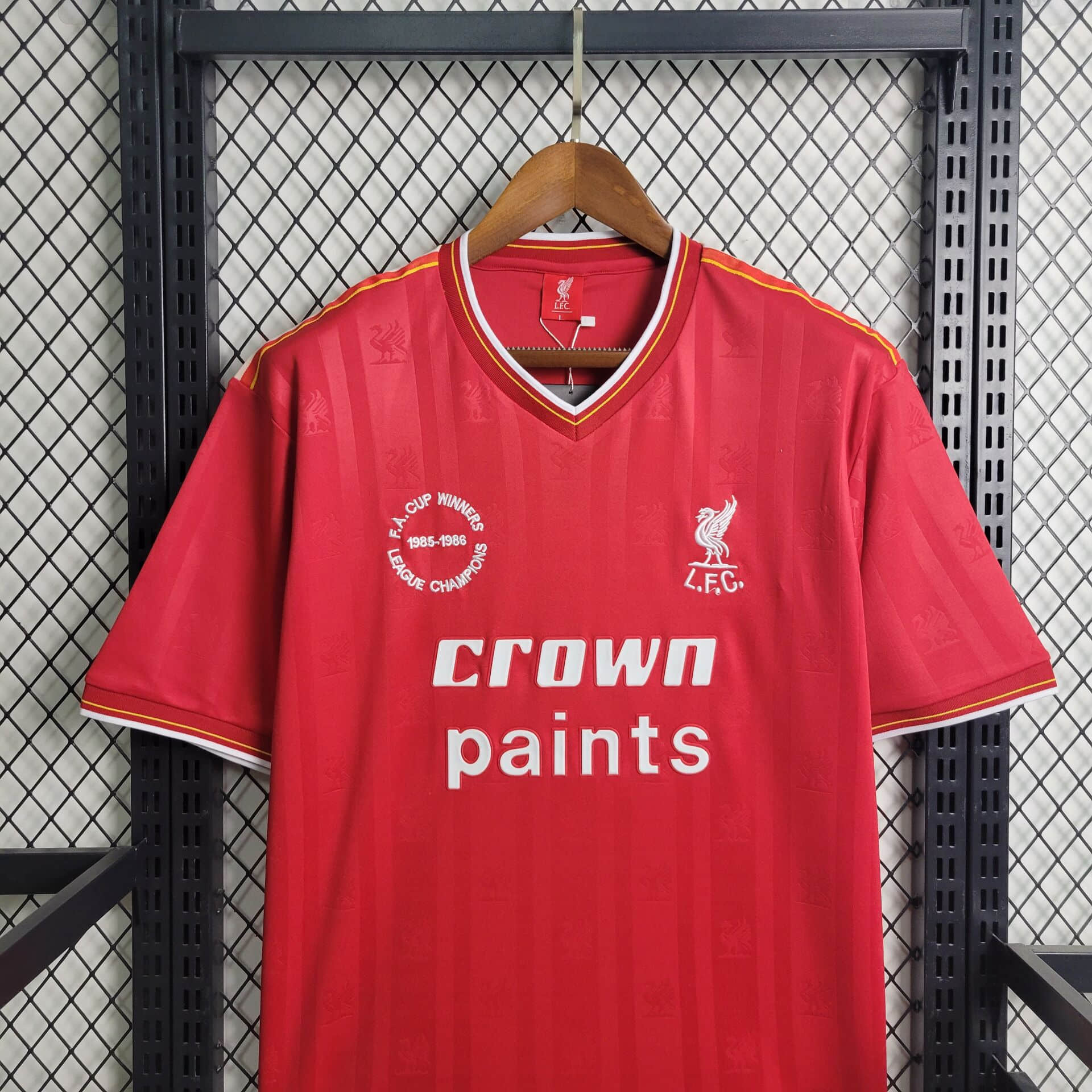 1985/1986 Retro Liverpool Home Football Shirt