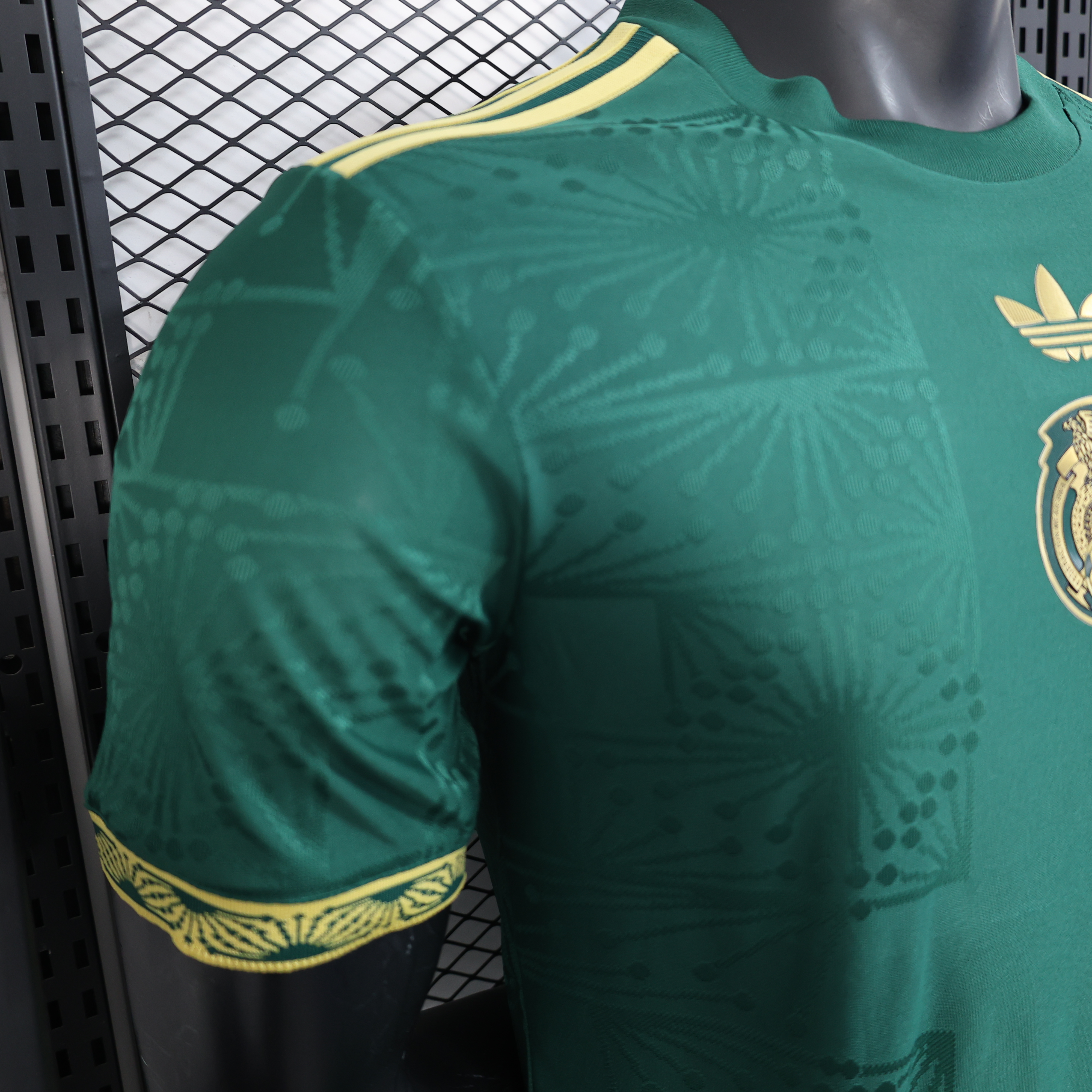 2024 Player Version Mexico Trophy Green Football Shirt
