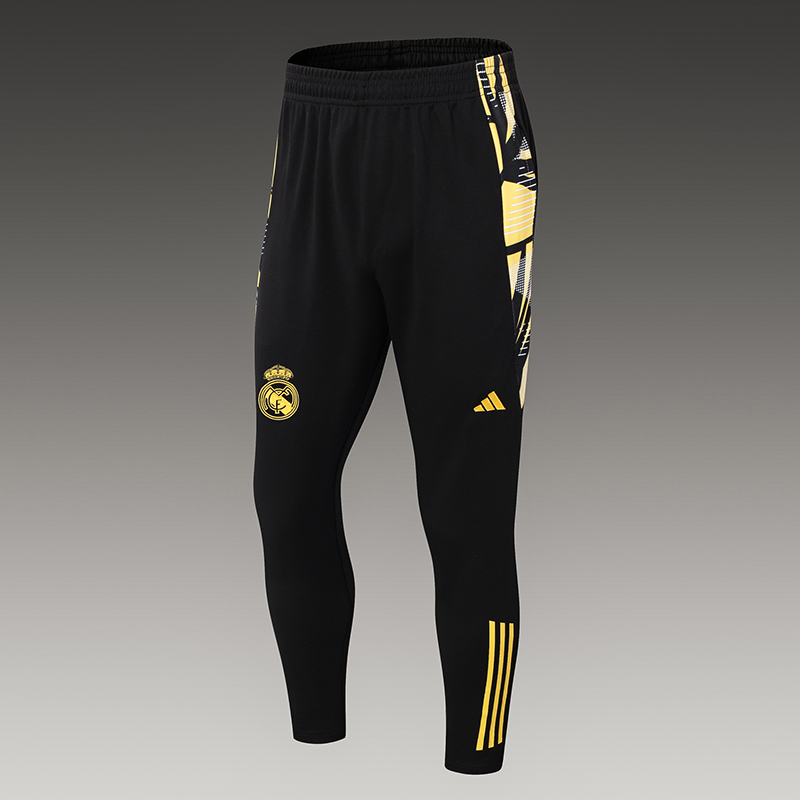 2024/2025 Real Madrid Half-Pull Training Wear Black Football Shirt