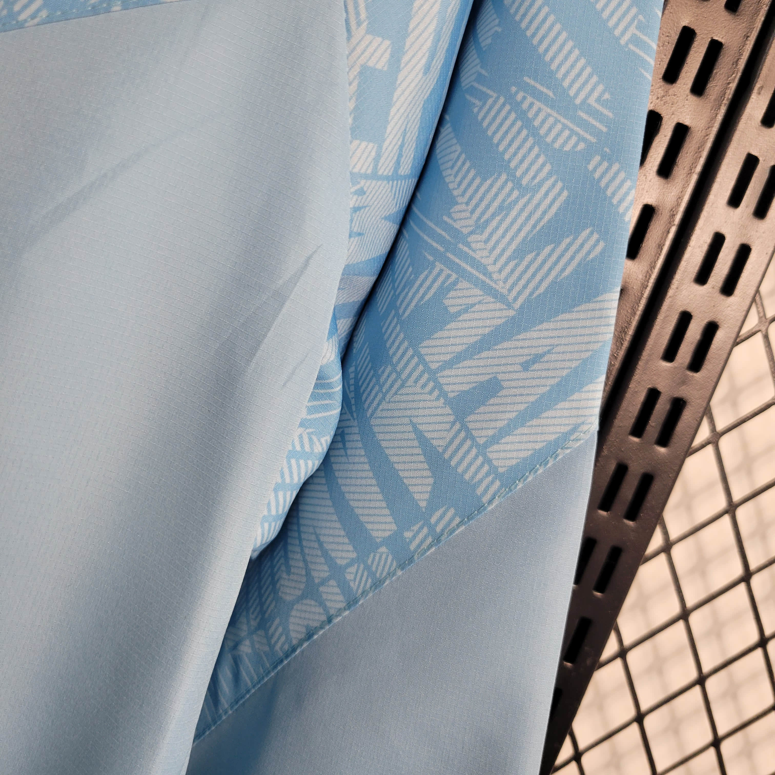 2023/2024 Manchester City Windbreaker Light Blue Football Shirt