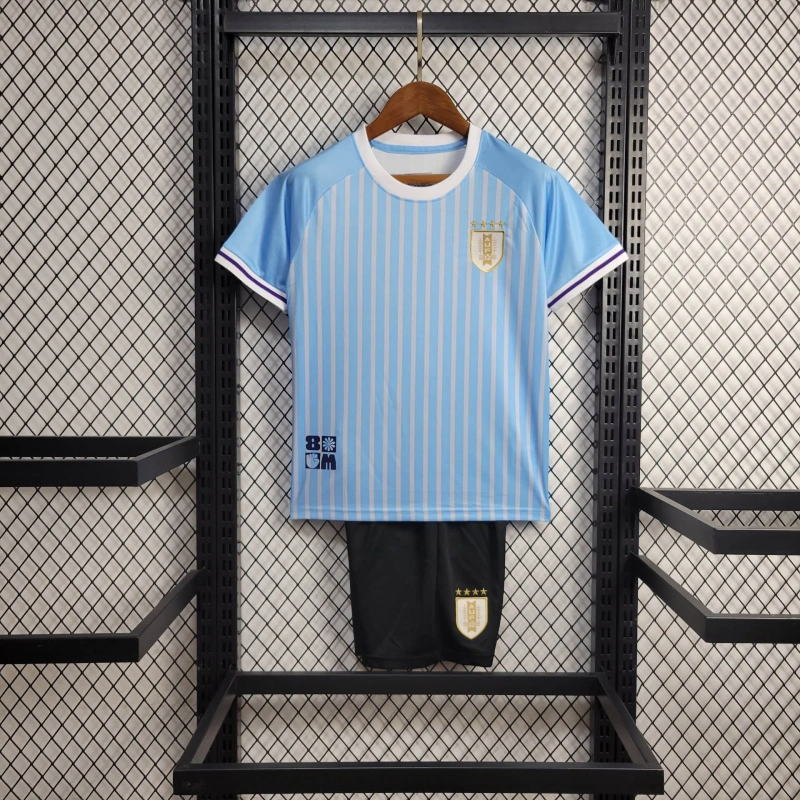 2024 Uruguay Home Football Shirt Kids Size