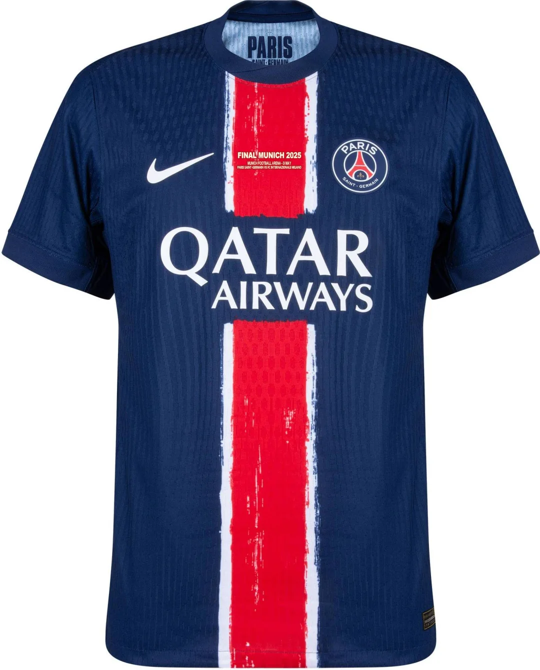 2024/2025 Paris Saint-Germain Home jersey Champions League final print