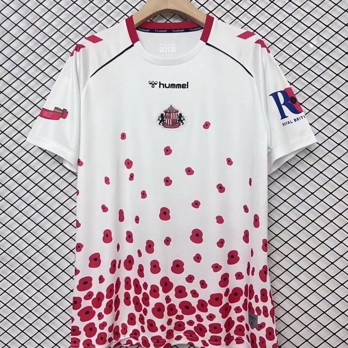 2024/2025 Sunderland Pre-MatchRemem brance Day Football Shirt