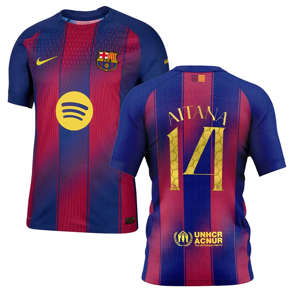 2025/2026  Barcelona season home AITANA #14 special edition Football shirt