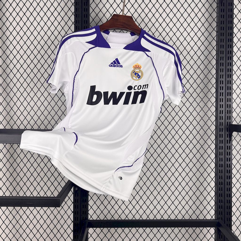 2007/2008 Retro Real Madrid Home Football Shirt
