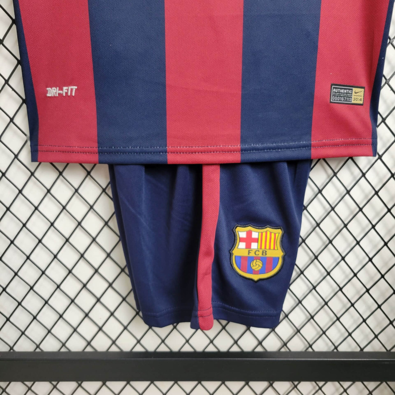 2014/2015 Retro Barcelona Home Football Shirt Kids Size