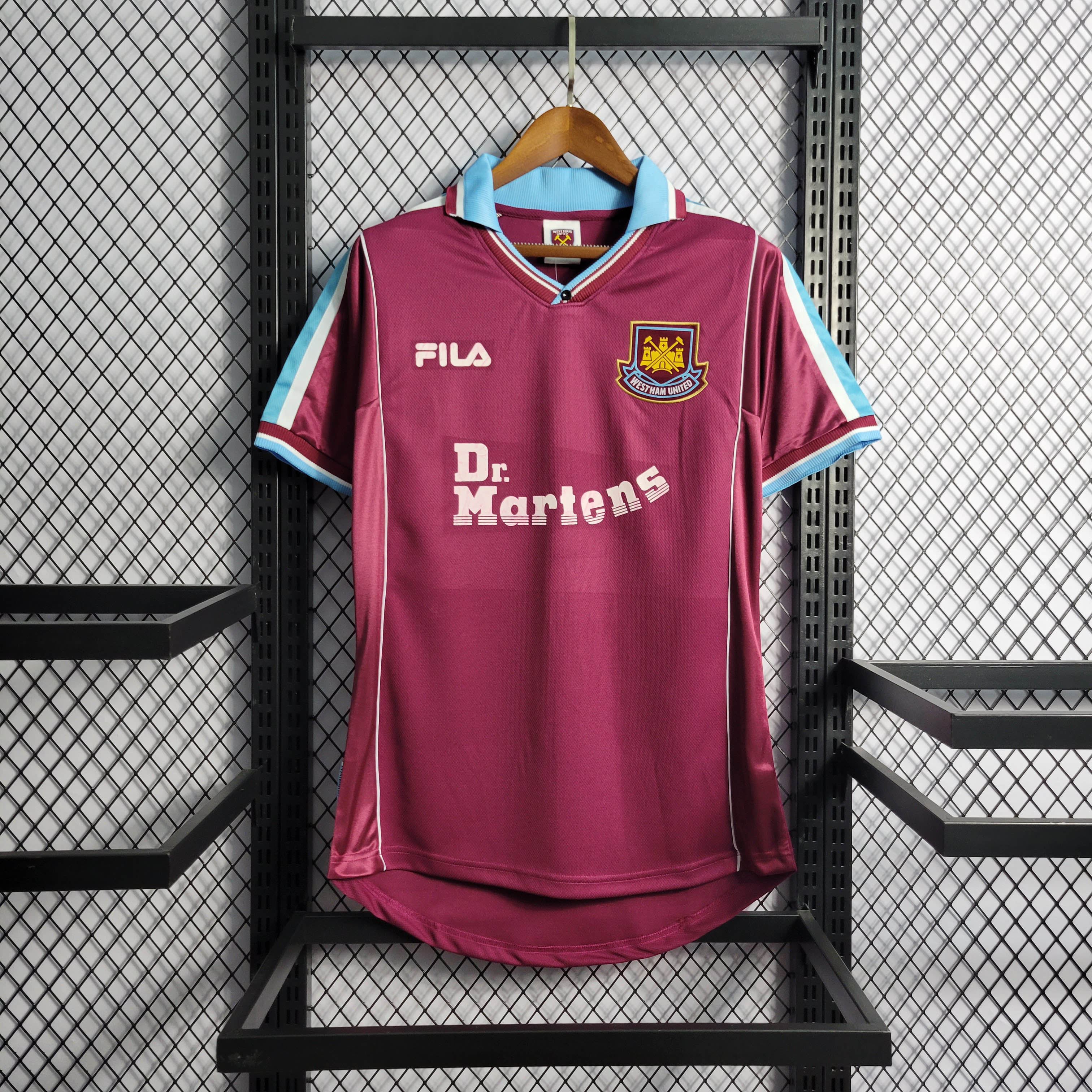 1999/2000 Retro West Ham United Home Football Shirt