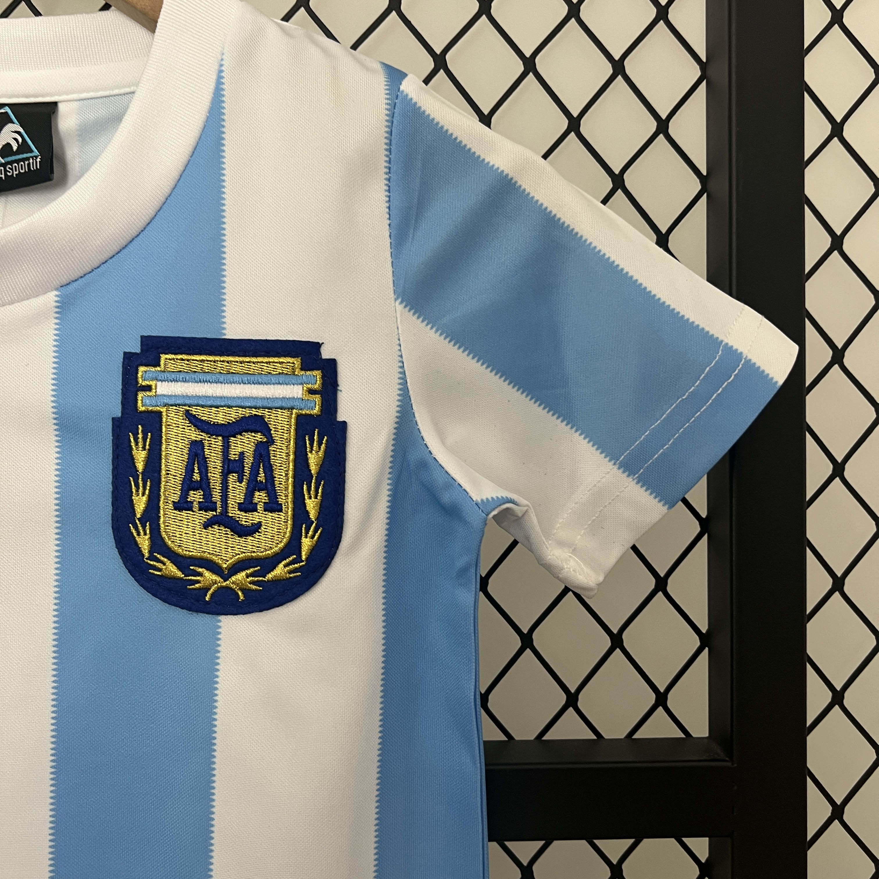1986 Retro Argentina Home Football Shirt Kids Size