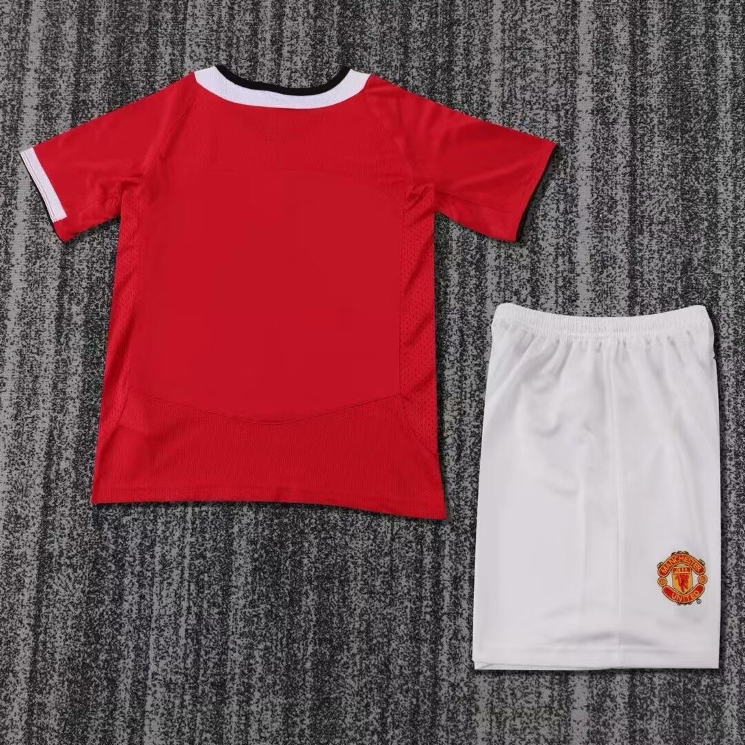 2005/2006 Retro Manchester UnitedHome Football Shirt Kids Size 1:1 Thai...