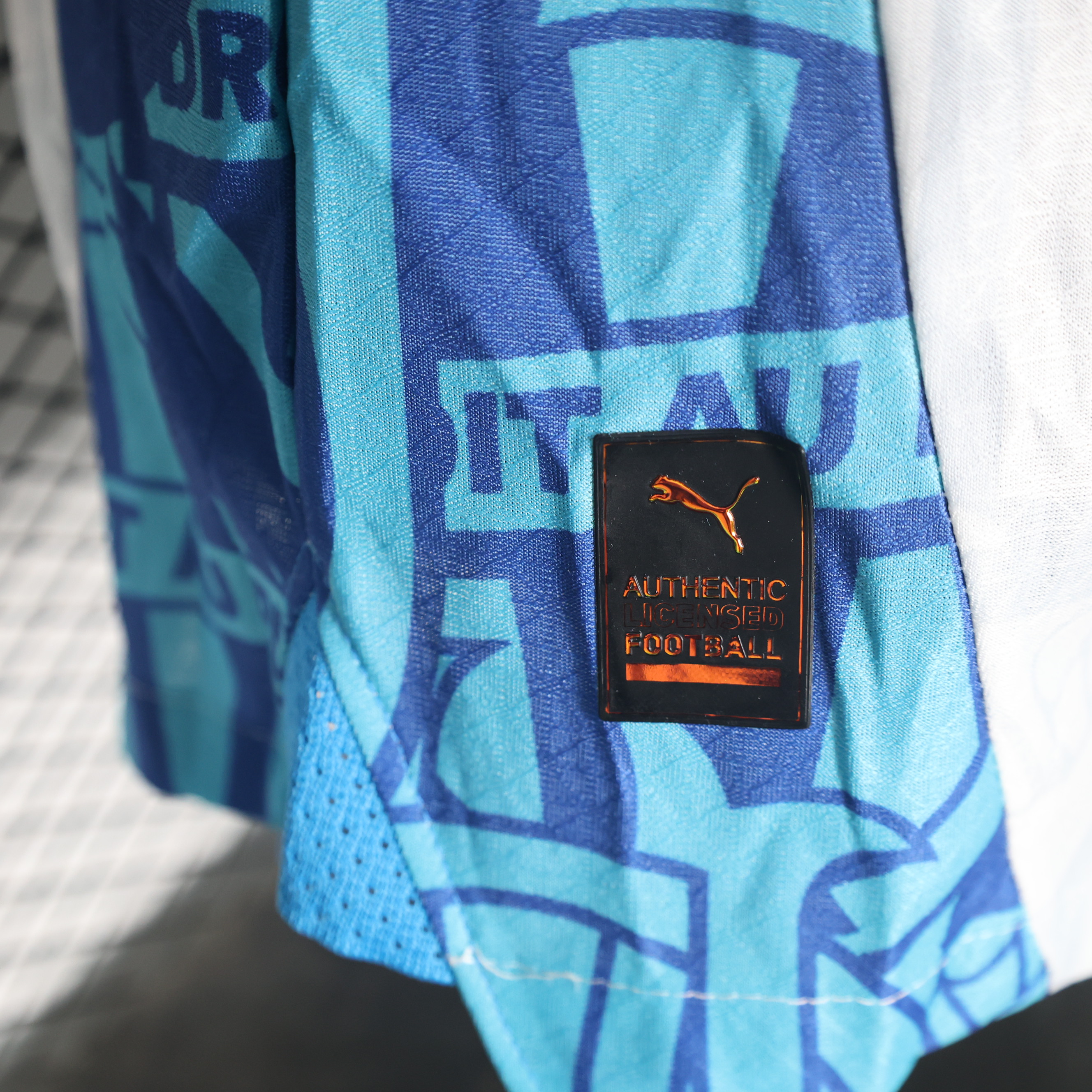 2024/2025 Player Version Olympique Marseille Home Football Shirt