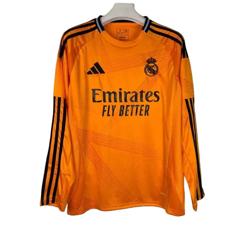 2024/2025 Long Sleeve Real Madrid Away Football Shirt