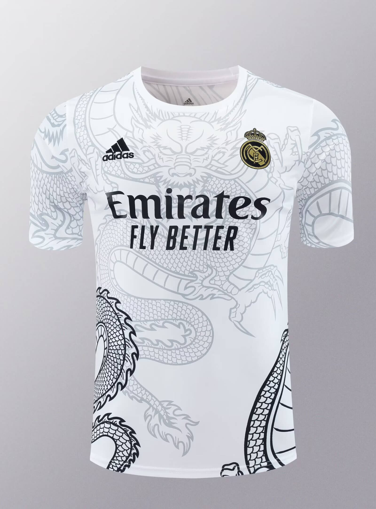 2024/2025 Real Madrid Training Wear White Suit Shirt