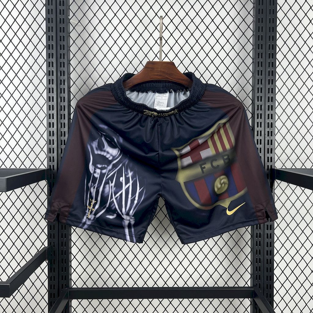 2000/2001 Retro Barcelona Home shorts1:1 Thai Quality