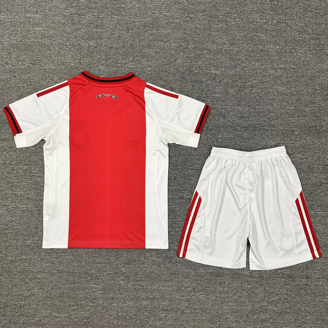 2025/2026 Ajax Home Football shirtKids size 1:1 Thai Quality