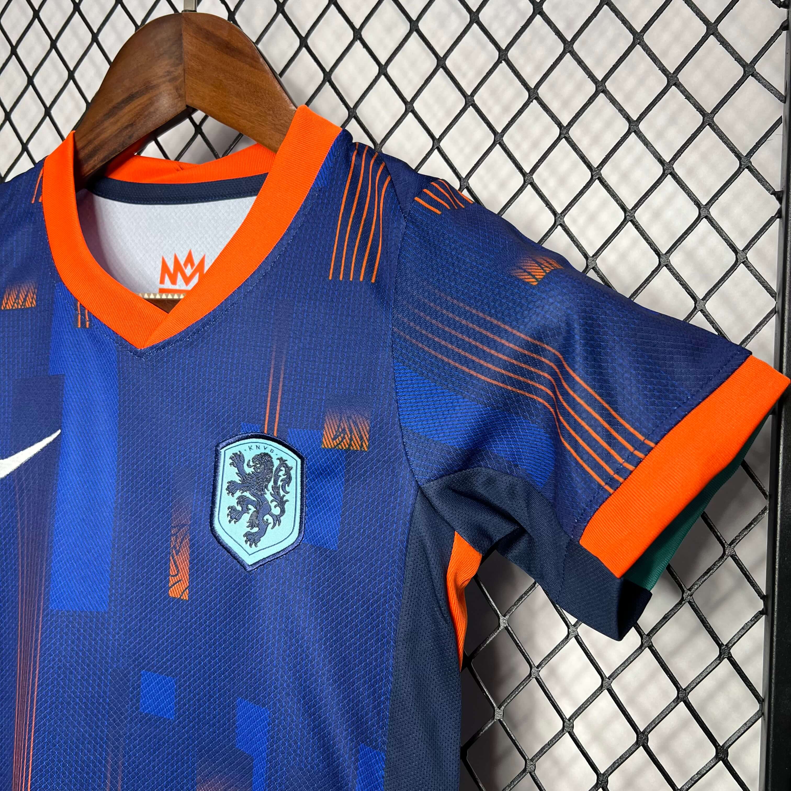 2024 Netherlands Away Football Shirt Kids Size