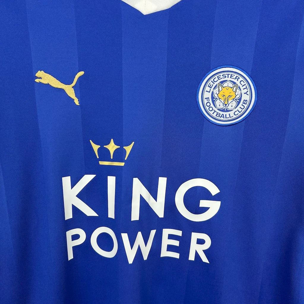 2015/2016 Retro Leicester City Home Football Shirt 1:1 Thai Quality