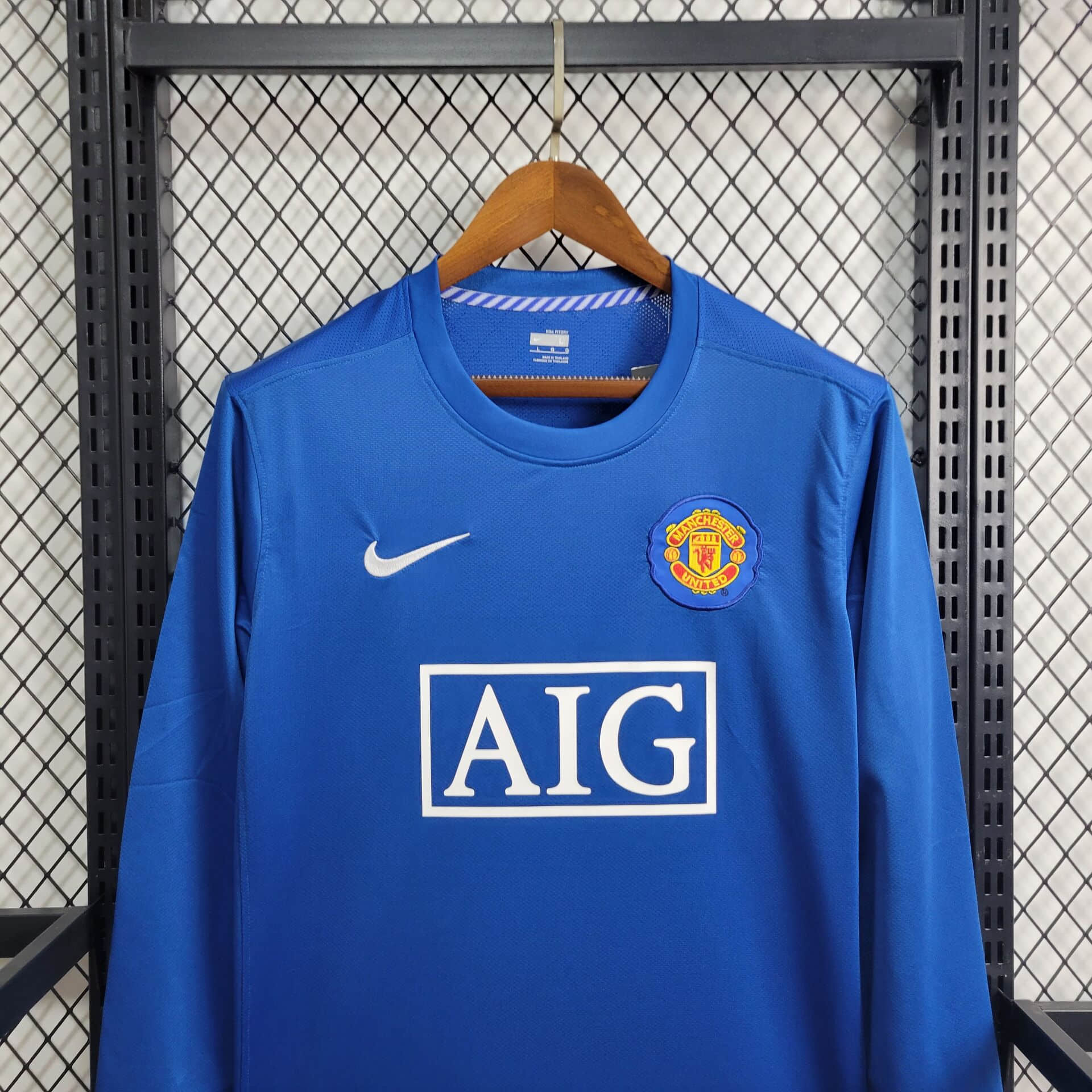 2008/2009 Retro Long Sleeve Manchester United Third Away Football Shirt