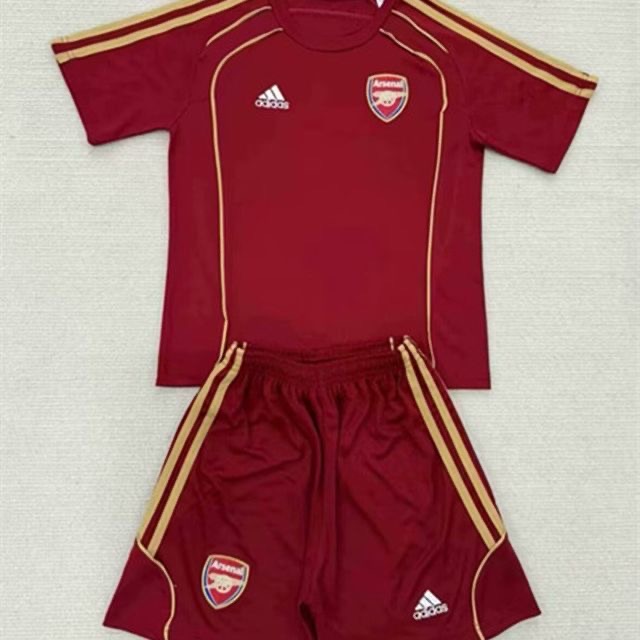 2025/2026 Arsenal Training WearFootball shirt Kids size 1:1 Thai Quality