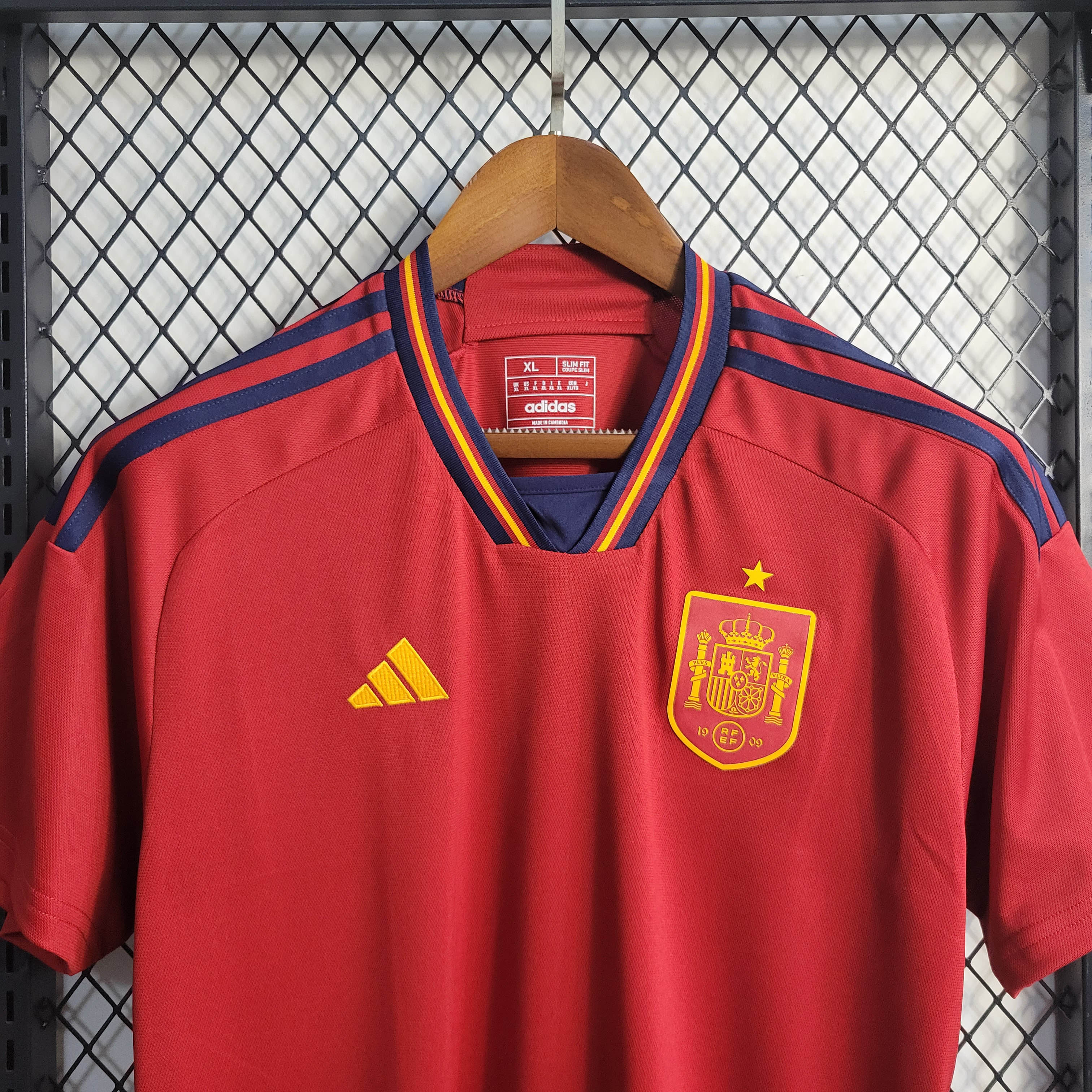 2022 Spain Home Football Shirt