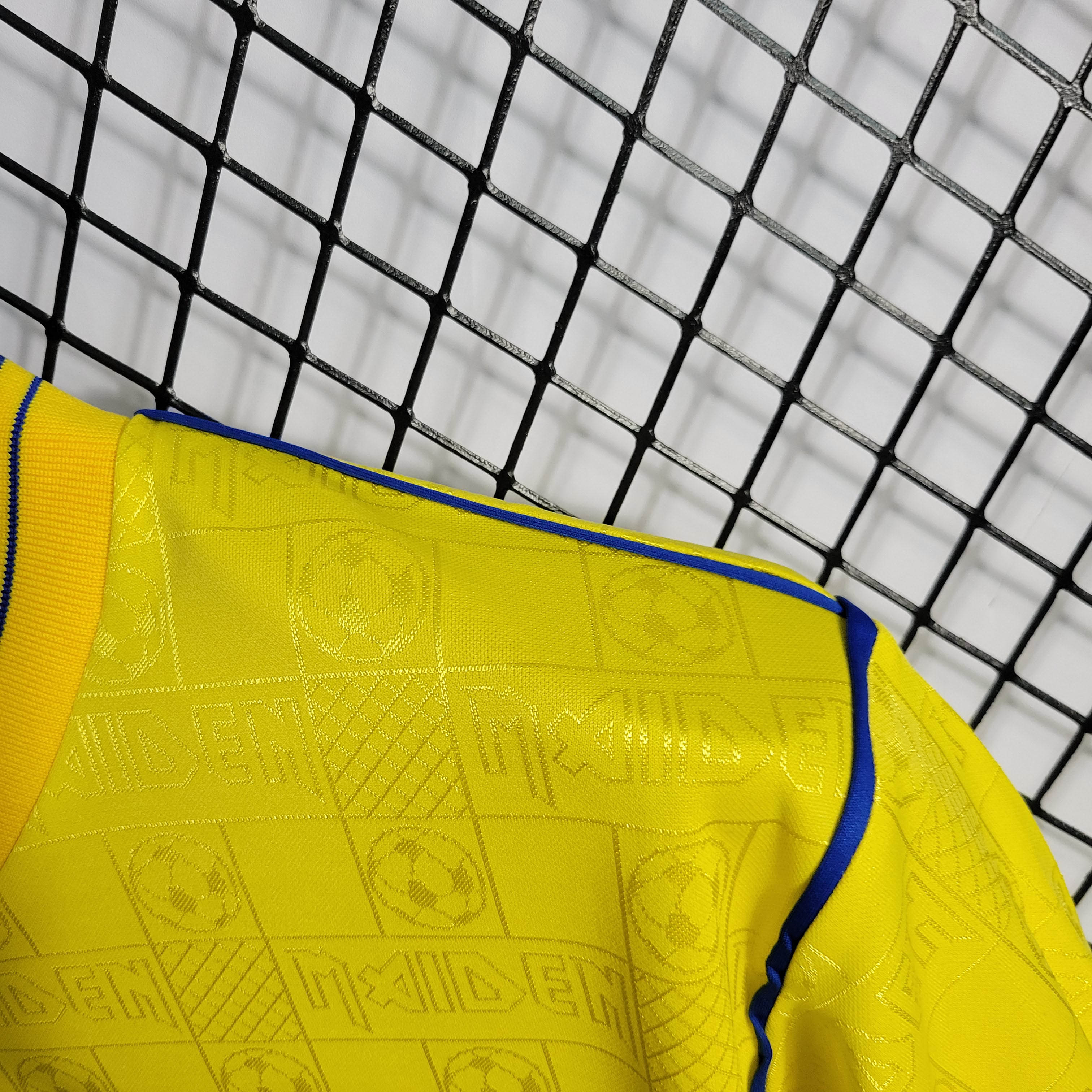 2008 Retro West Ham United Yellow Football Shirt