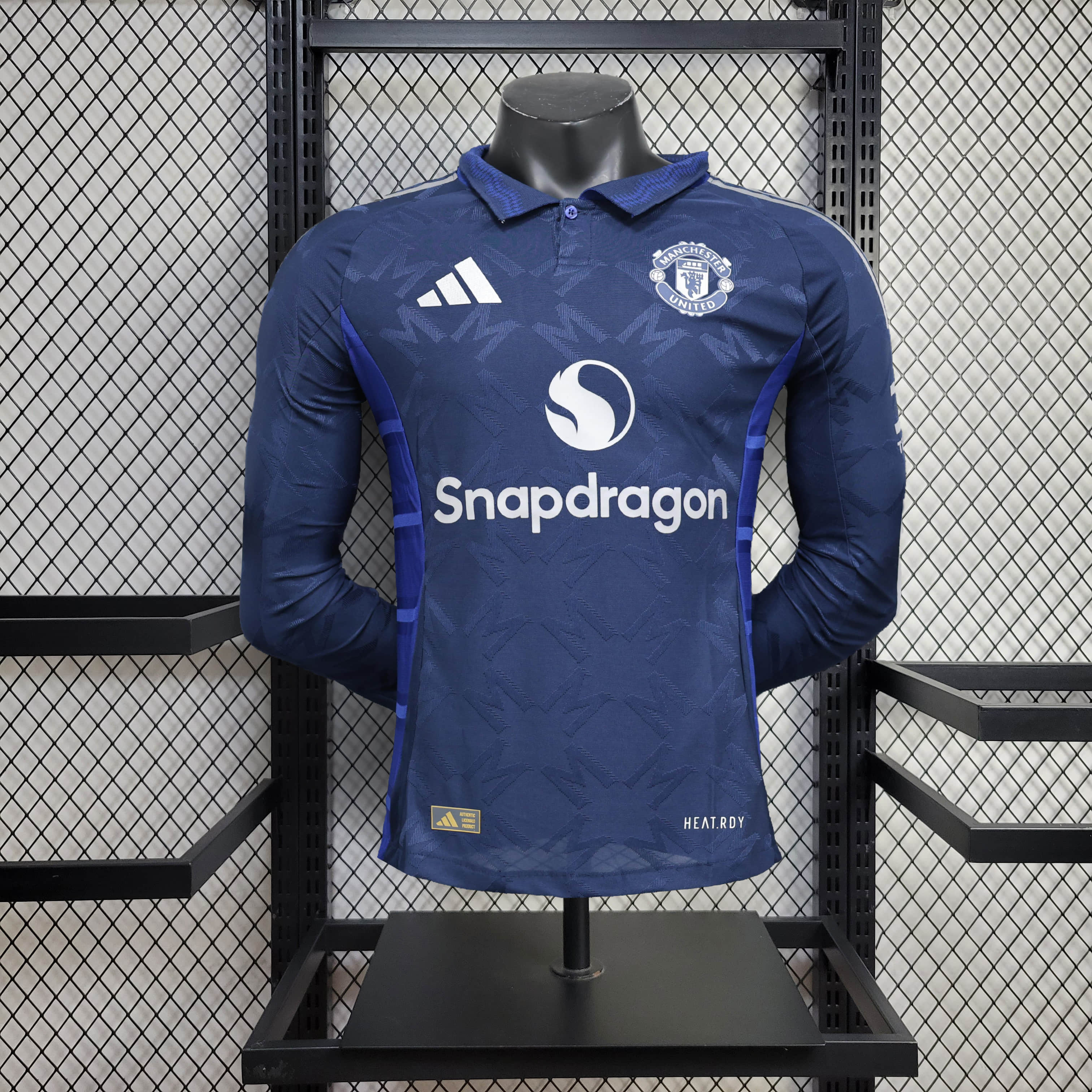2024/2025 Long Sleeve Player Version Manchester United Away Football Shirt