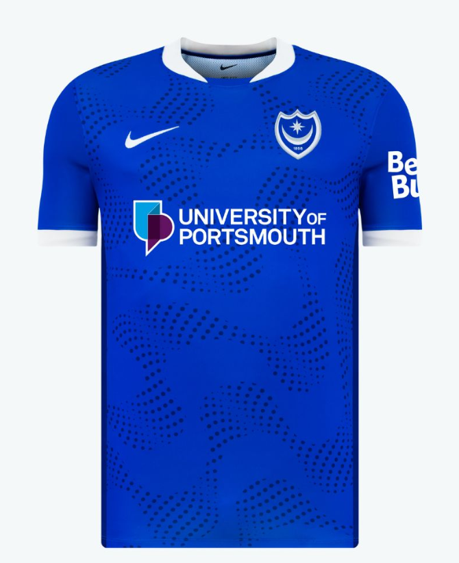 2025/2026 Portsmouth Home Football Shirt