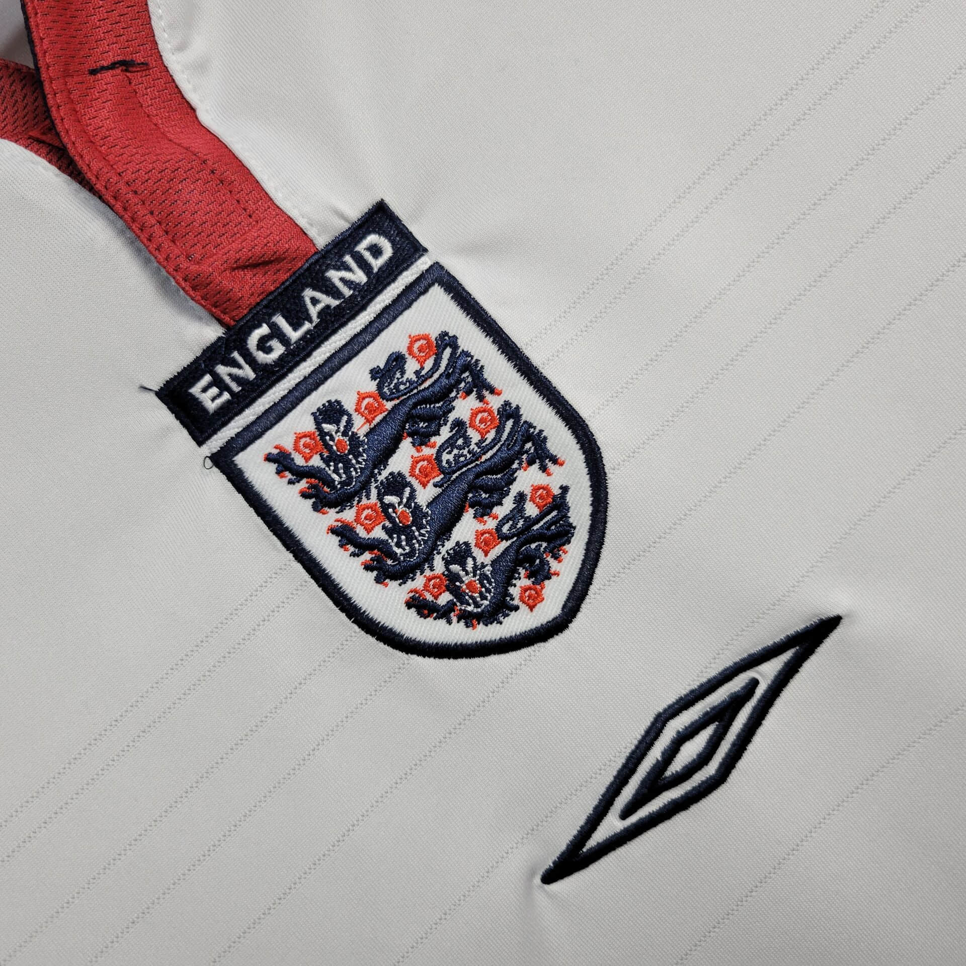 2004 Retro England Home Football Shirt