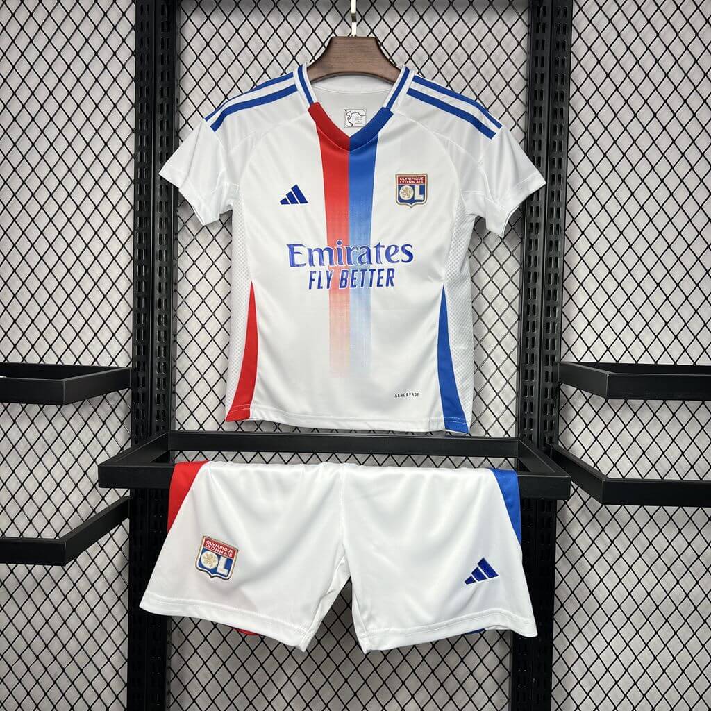 2024/2025 Lyon Home Football Shirt Kids Size