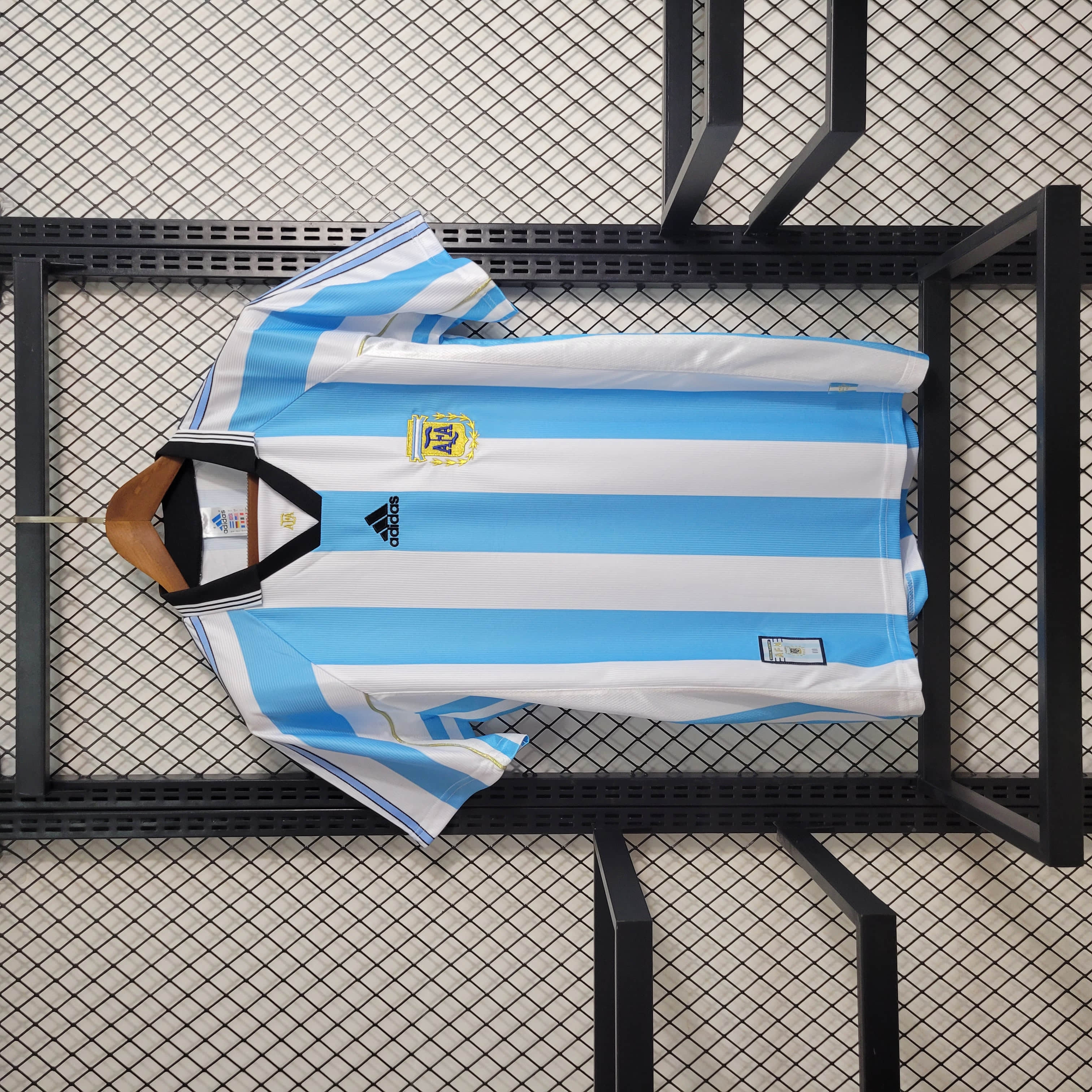 1998 Retro Argentina Home Football Shirt