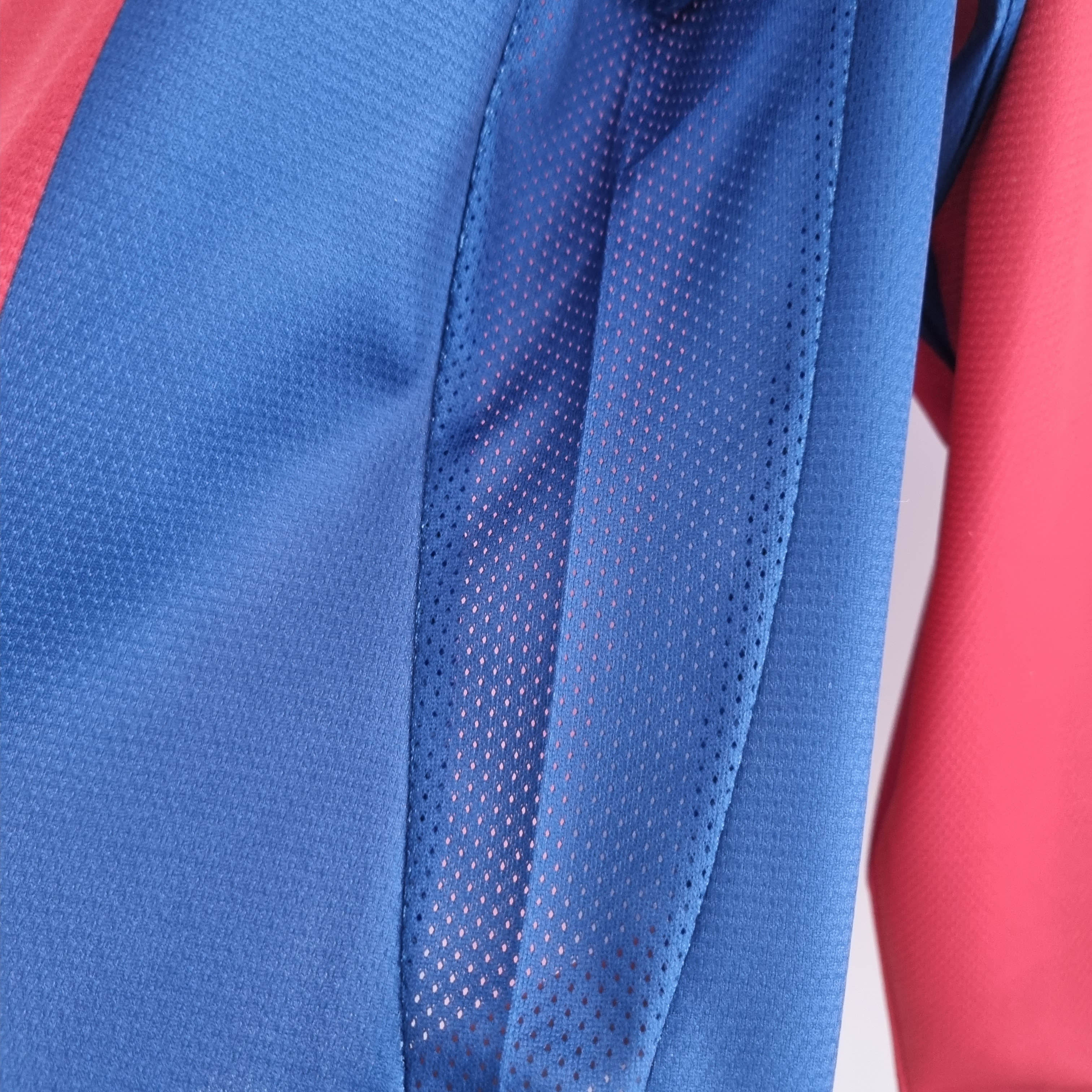 2010/2011 Retro Long Sleeve  Barcelona Home Football Shirt