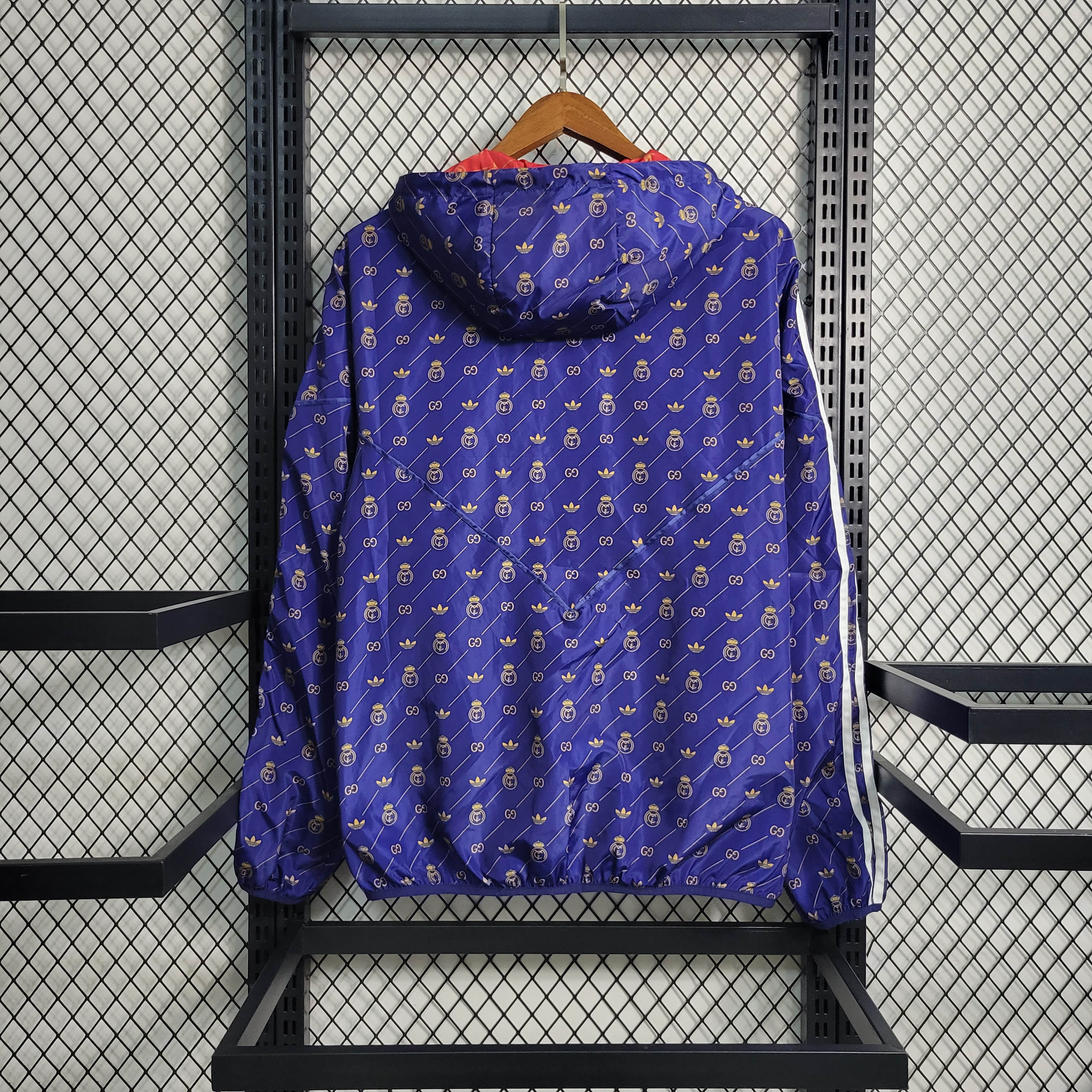 2023/2024 Real Madrid GUCCI joint Windbreaker Blue Football Shirt