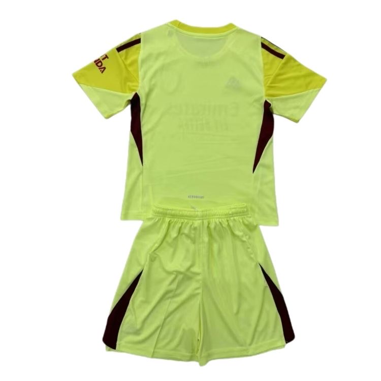 2025/2026 Real Madrid GoalkeeperFootball shirt Kids Size 1:1 Thai Quality