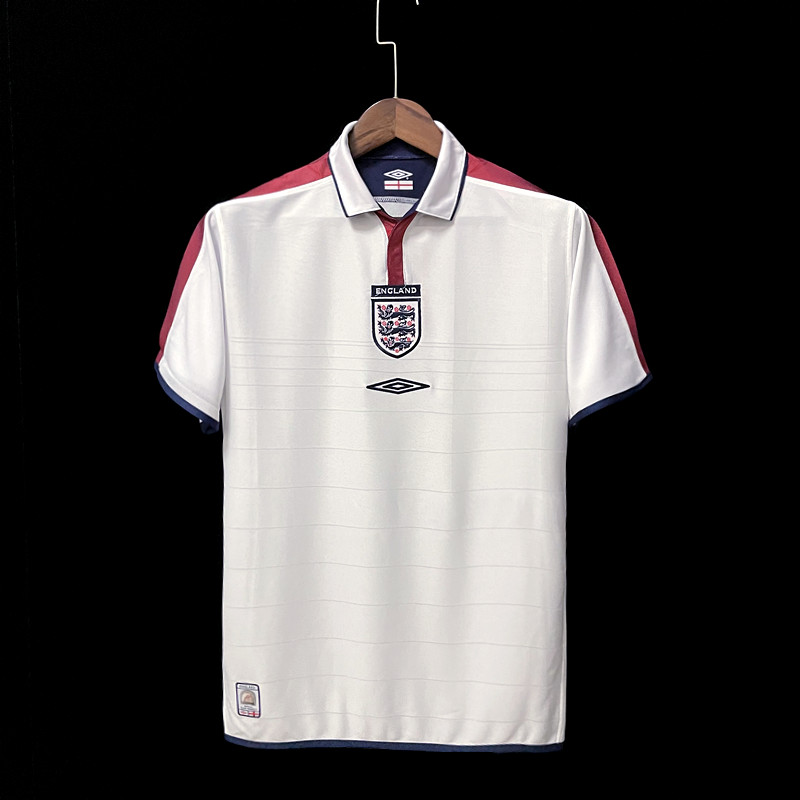 2004 Retro England Home Football Shirt