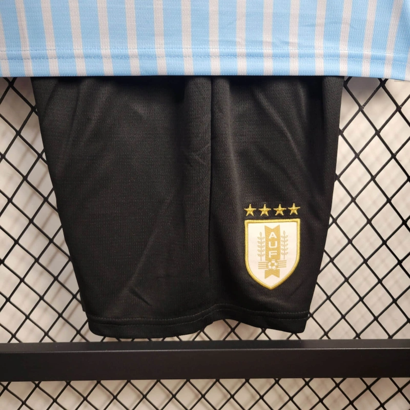 2024 Uruguay Home Football Shirt Kids Size