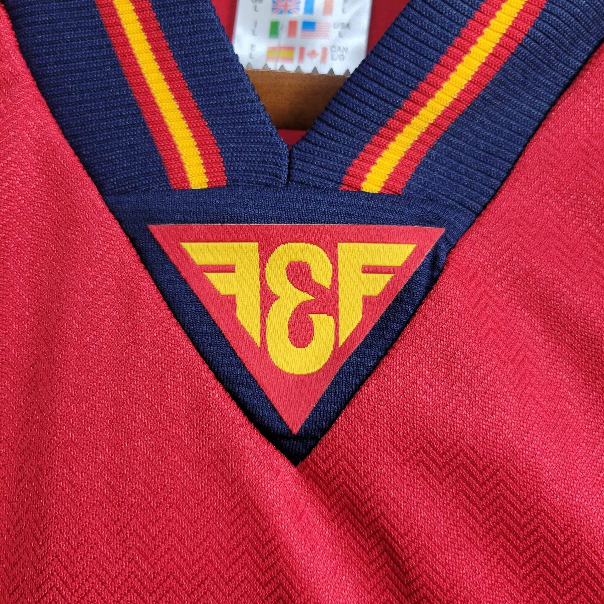 1998 Retro Spain Home Football Shirt