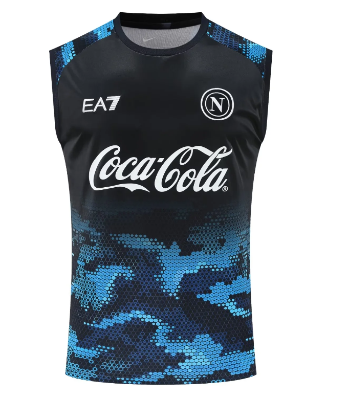 2024/2025 Napoli Navy Training Vest Football Shirt