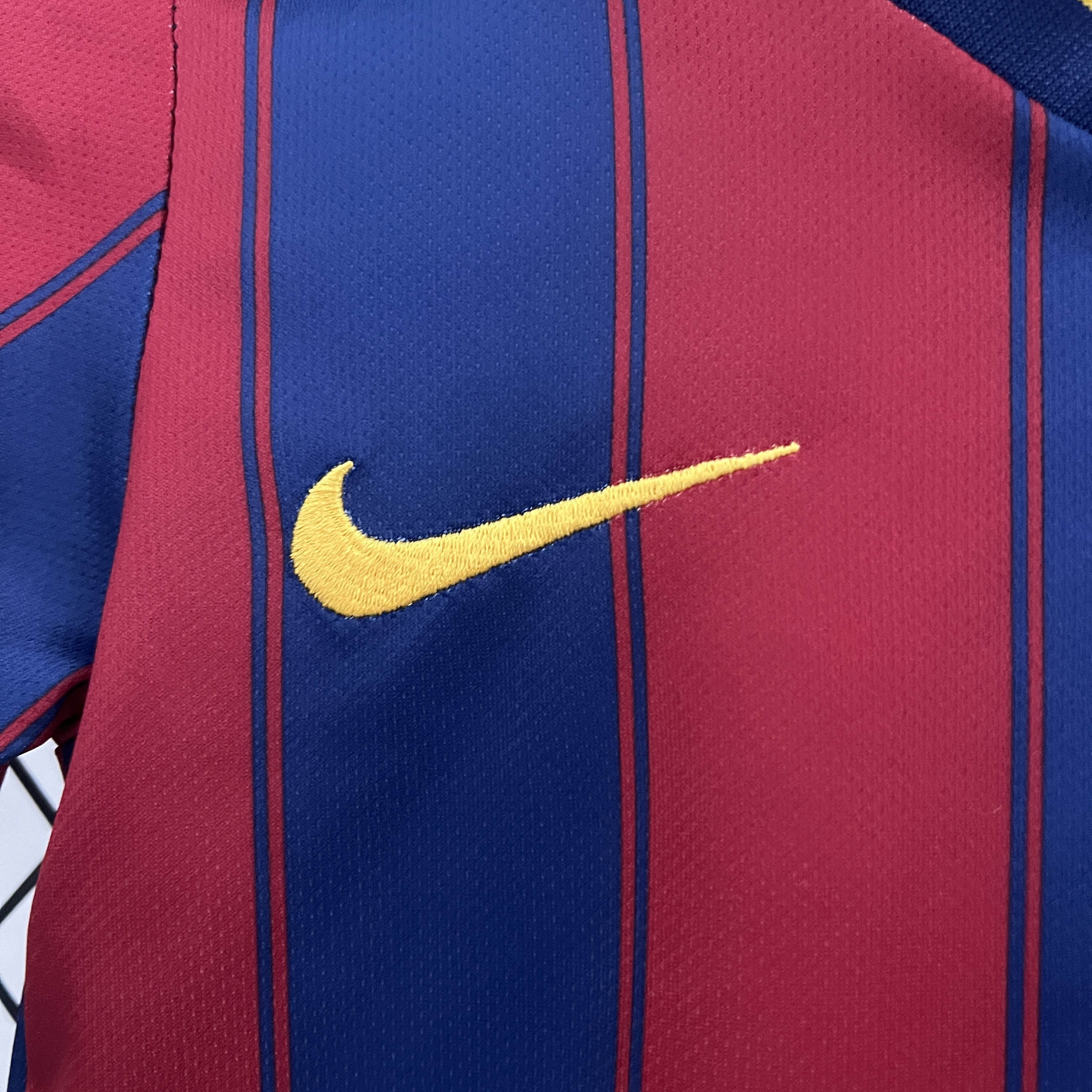 2009/2010 Retro Barcelona Home Football Shirt Kids Size