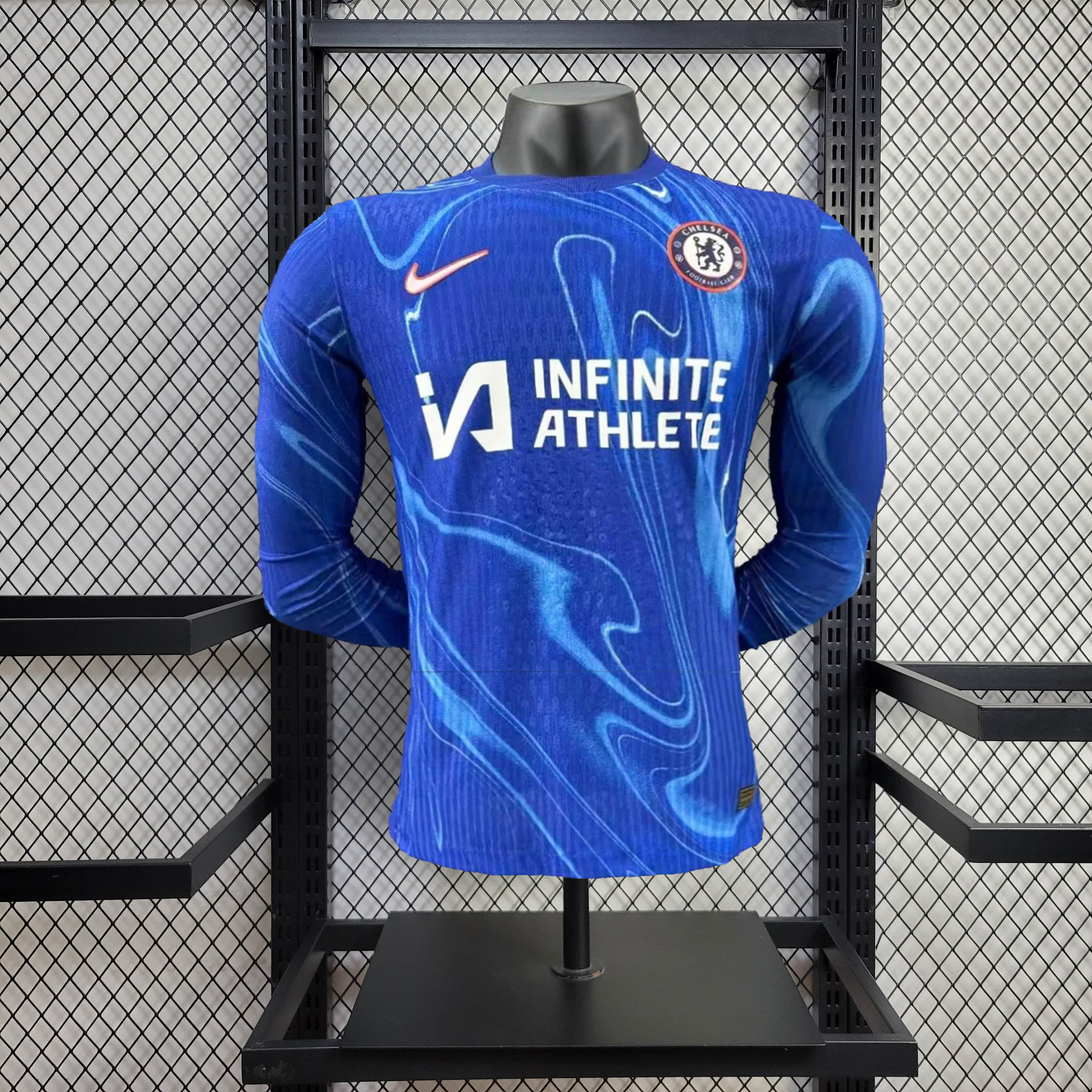 2024/2025 Long Sleeve Player Version Chelsea Home Football Shirt