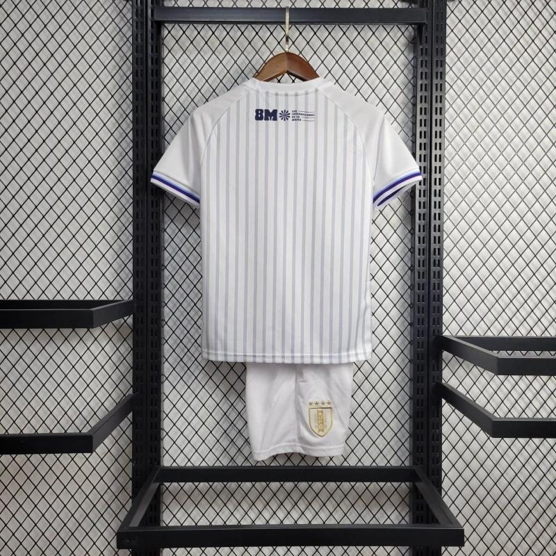 2024 Uruguay Away Football Shirt Kids Size