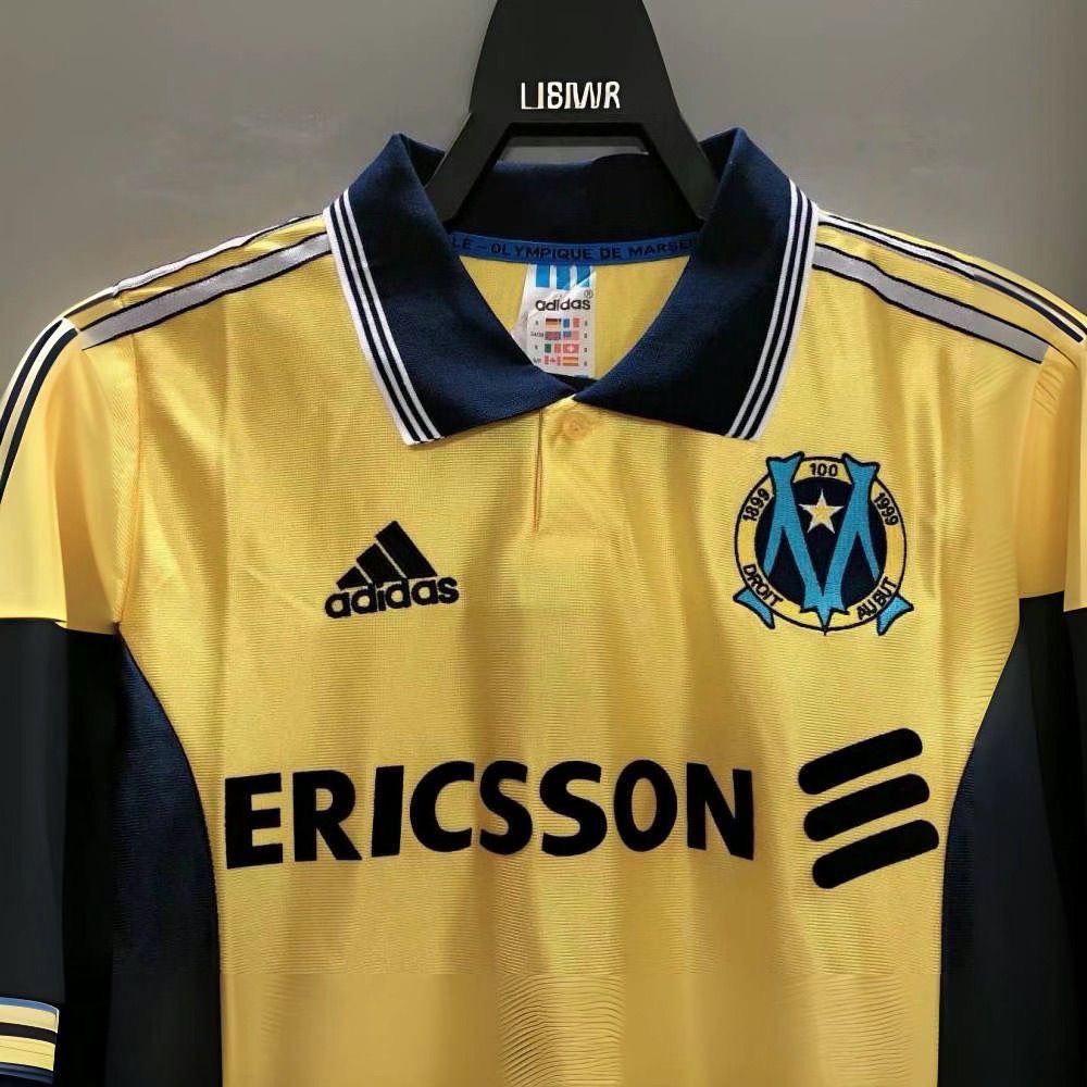 1998/1999 Retro Olympique MarseilleThird Away Football Shirt 1:1 Thai Quality