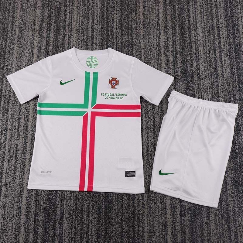 2012 Retro Portugal Away Football ShirtKids Size 1:1 Thai Quality