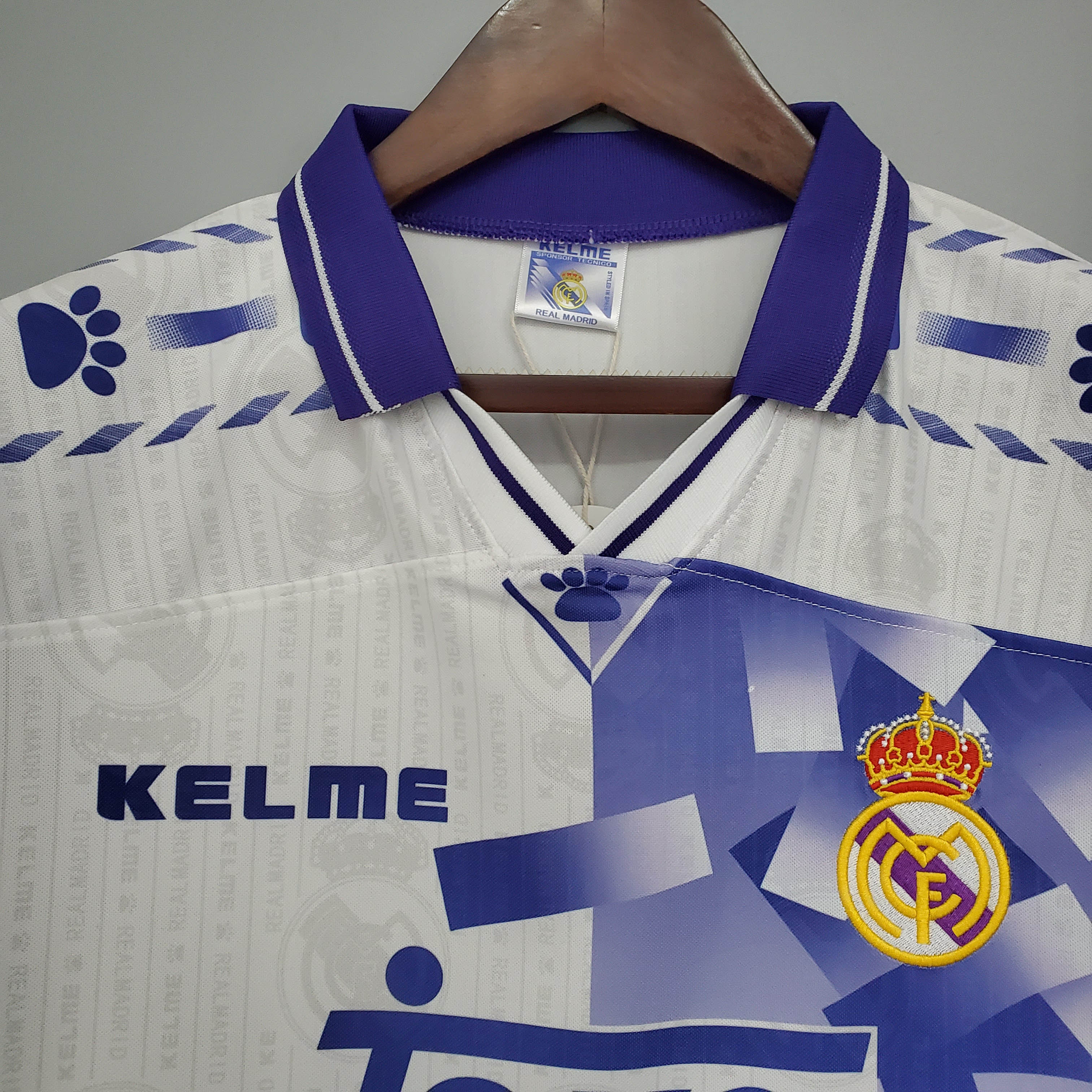 1996/1997 Retro Real Madrid Away Football Shirt