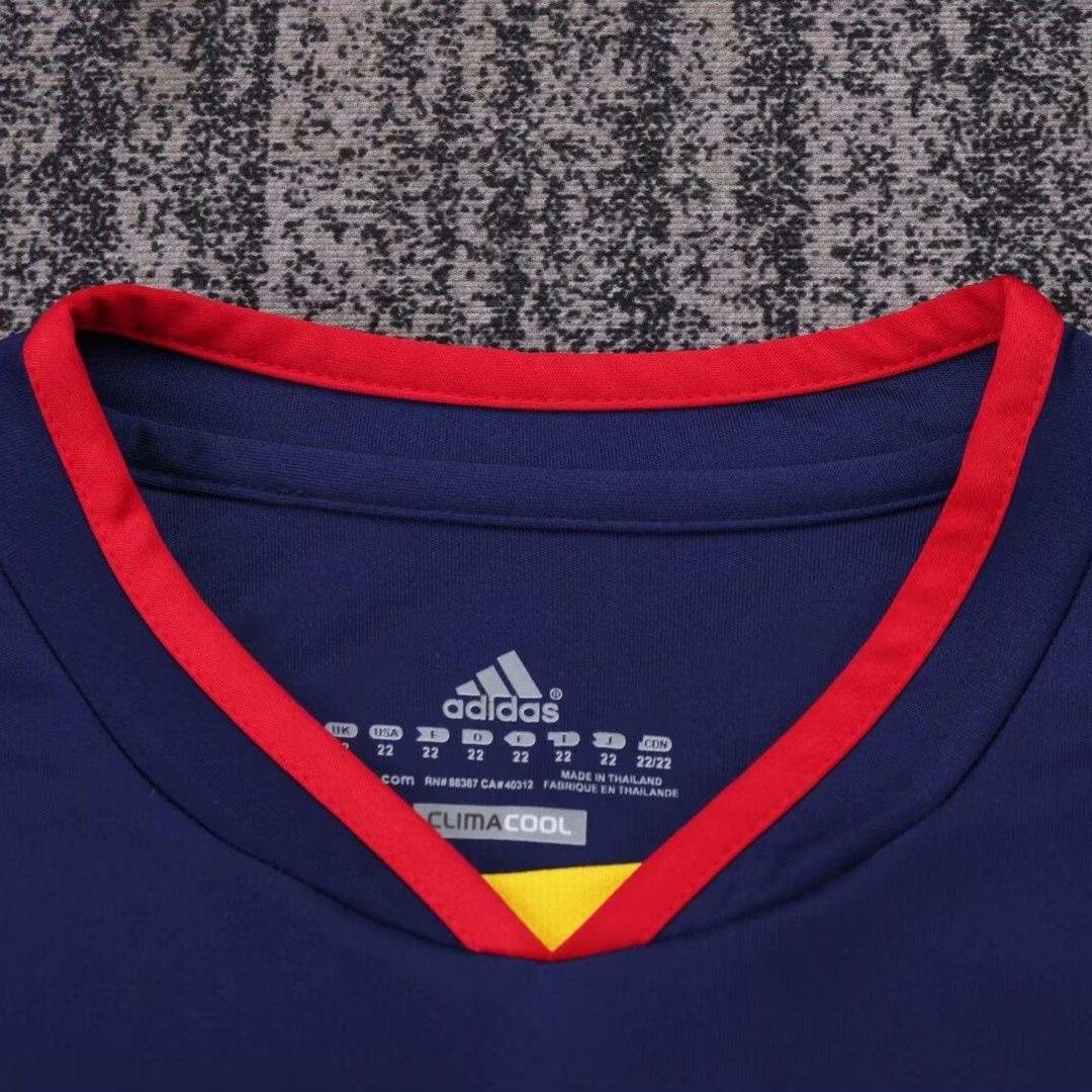 2010 Retro Spain Away Football shirtKids Size 1:1 Thai Quality