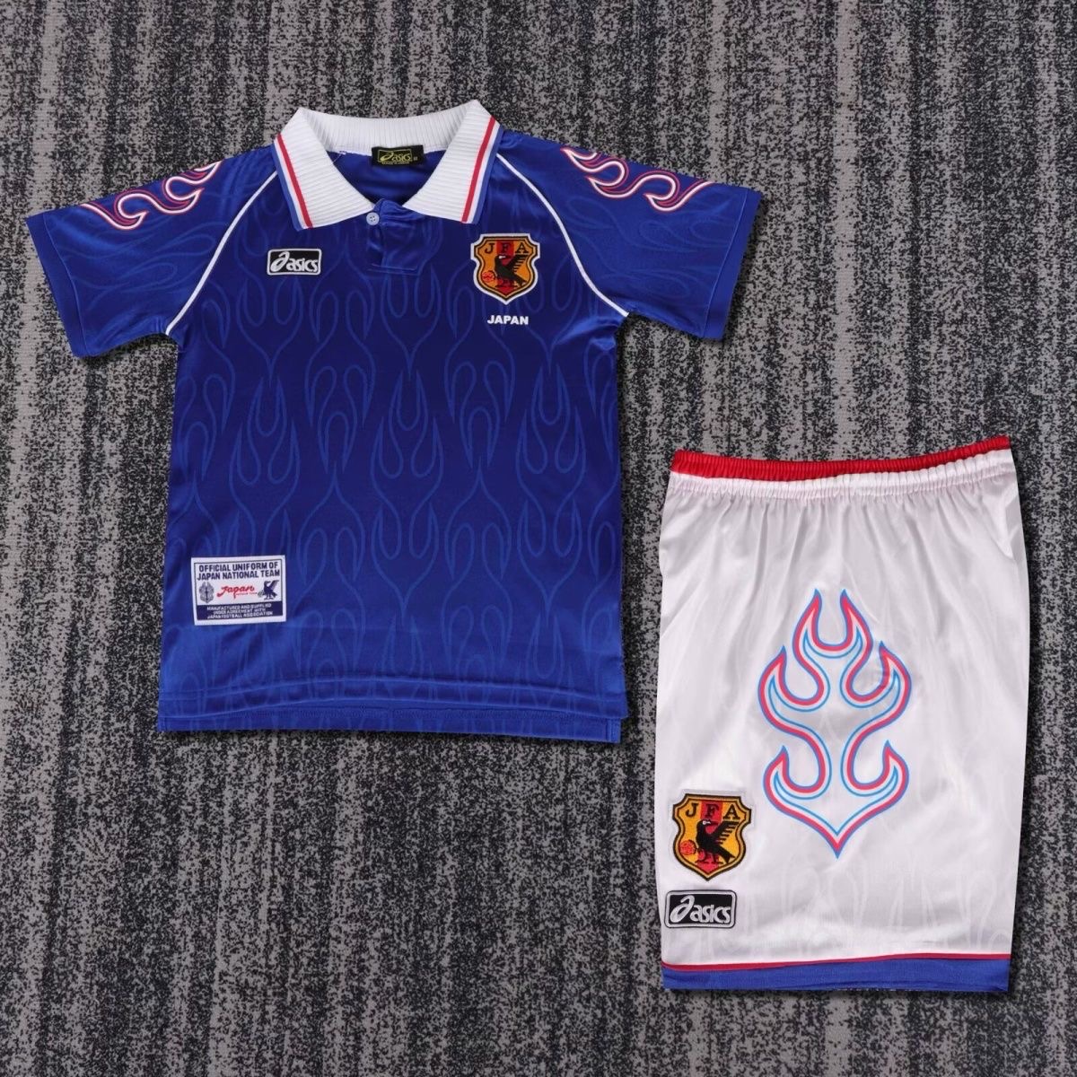 1998 Retro Japan Home Football ShirtKids Size 1:1 Thai Quality