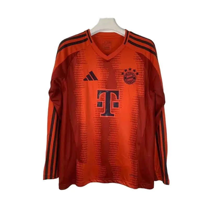 2024/2025 Long Sleeve Bayern Munchen Home Football Shirt